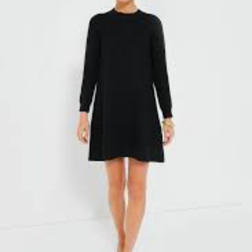 *Sold*Tuckernuck Pomander Place M Ainsley Sweater Knit Dress Black A Line